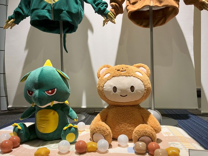 もちもちパーカーの展示2